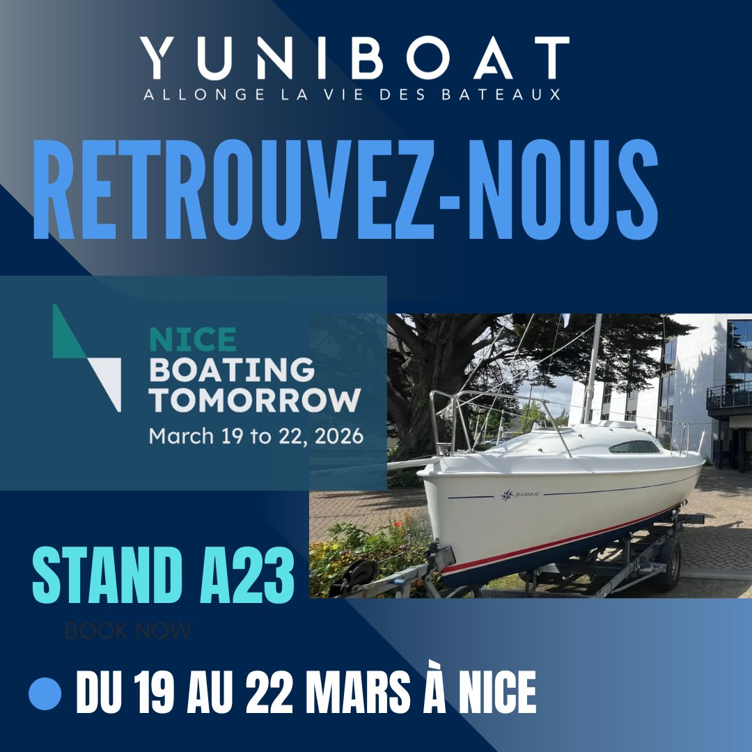Yuniboat au Salon de Nice - Stand A23 - Du 19 au 22 mars 2026